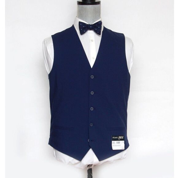 NWT Jos A Bank 1905 Size Large Suit Separate Vest Steel Blue D040193 - Picture 1 of 12